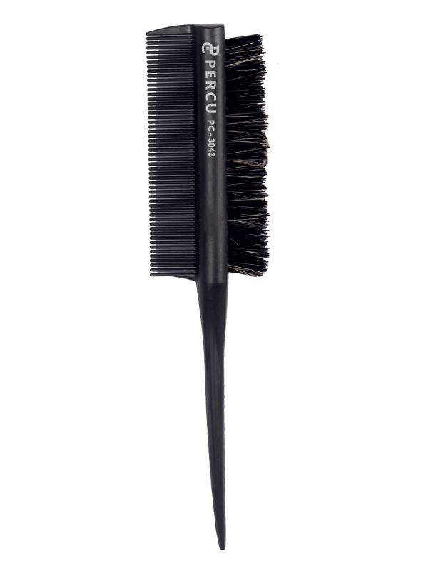 Percu Black Bun Brush & Comb #PC-3043