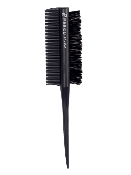 Percu Black Bun Brush & Comb #PC-3043